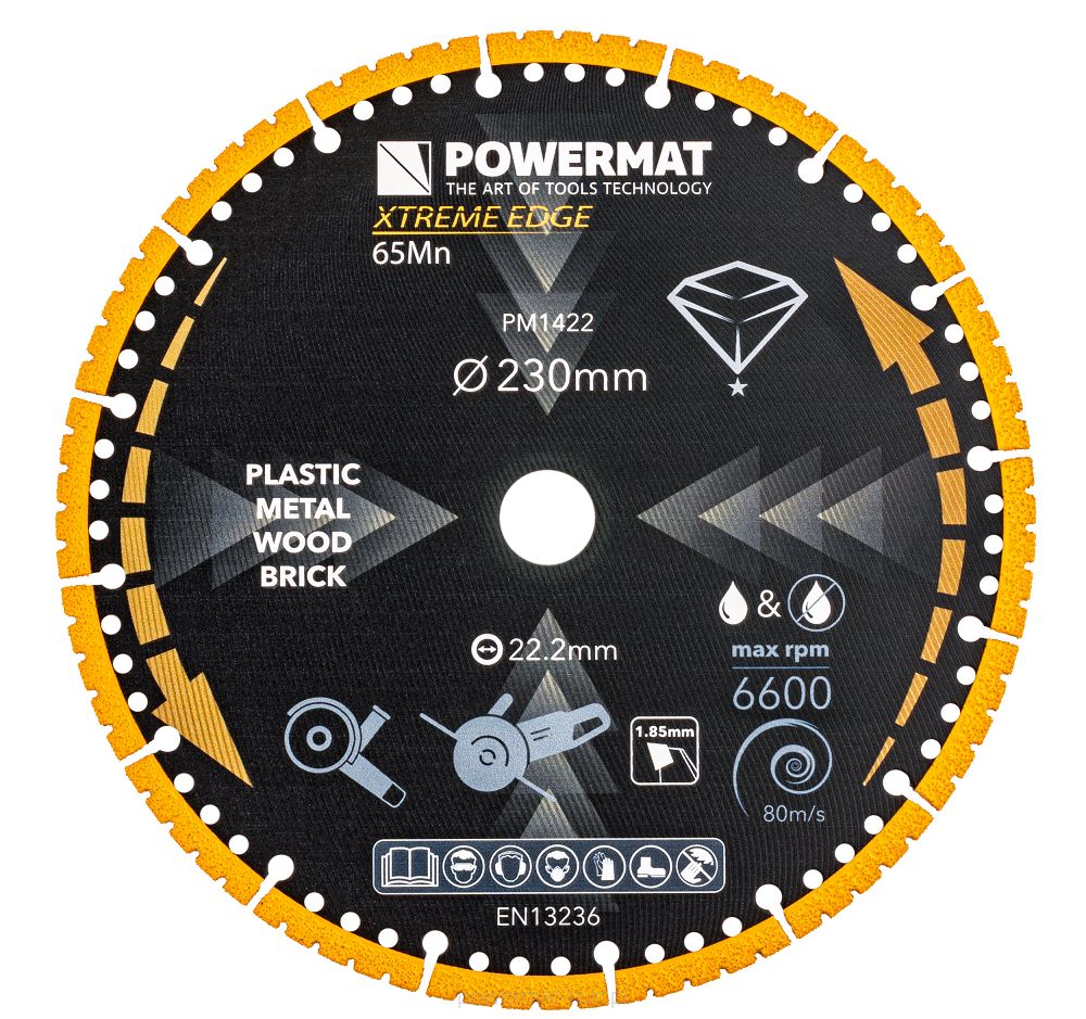 TARCZA DIAMENTOWA UNIWERSALNA 230MM PM-TDCS-2301T