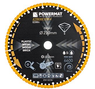 TARCZA DIAMENTOWA UNIWERSALNA 230MM PM-TDCS-2301T