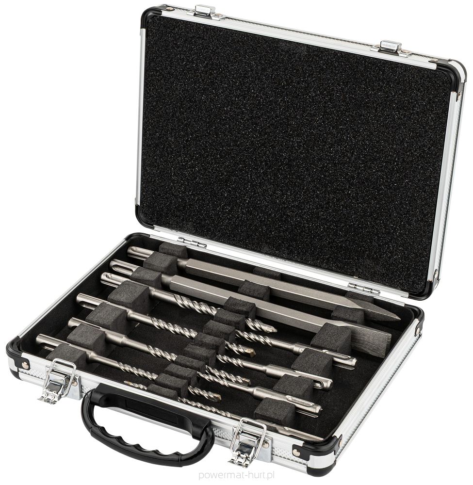 WIERTŁA I DŁUTA SDS PLUS (ZESTAW 10el.) PM-ZWD-10T