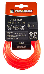 ŻYŁKA TNĄCA PM-ZTN-1.6-15M