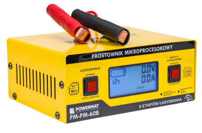 Prostownik mikroprocesorowy akumulatorowy 6V - 24V PM-PM-60B