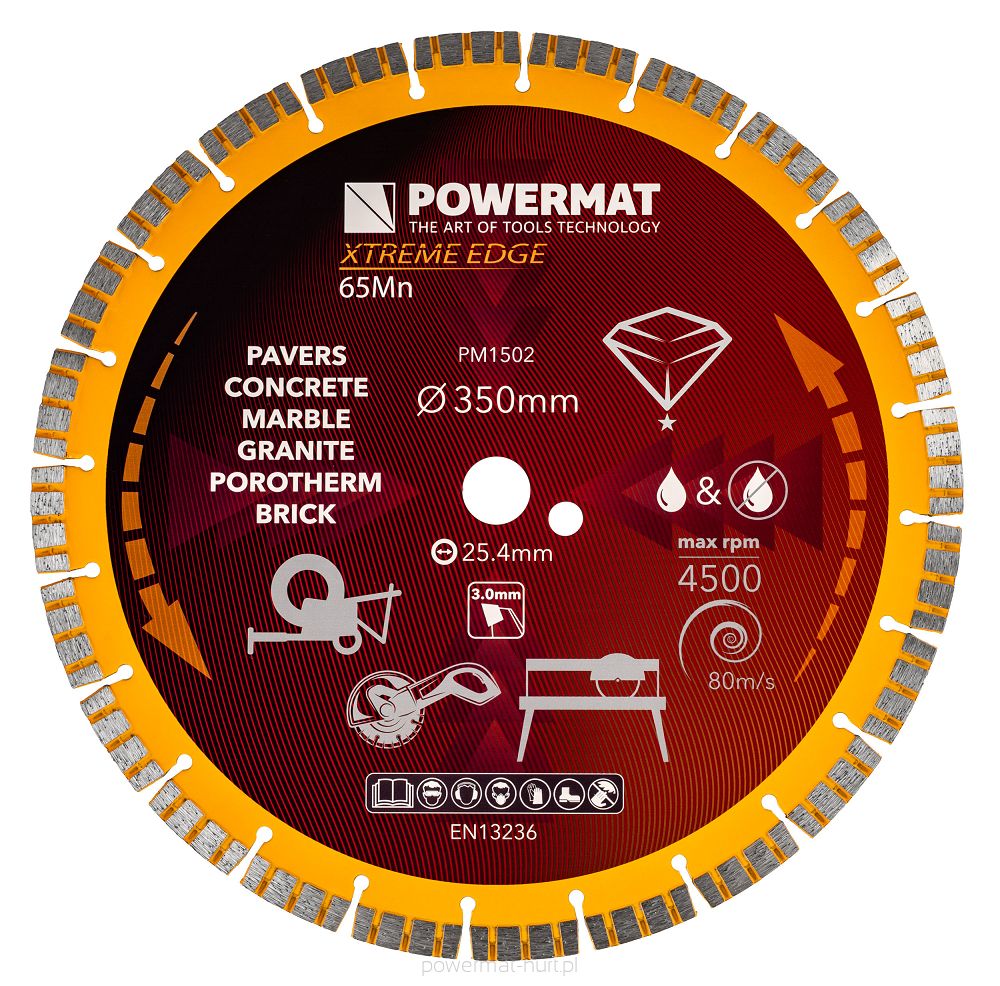 TARCZA DIAMENTOWA 350mm PM-TDCS-3501T