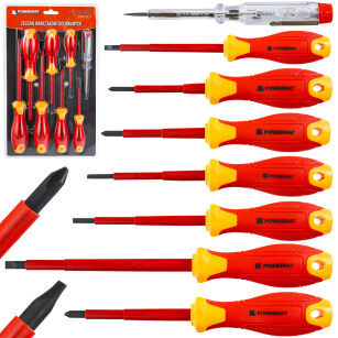 ZESTAW WKRĘTAKÓW IZOLOWANYCH DLA ELEKTRYKA 1000V 8el. PM-ZW-8ZI2